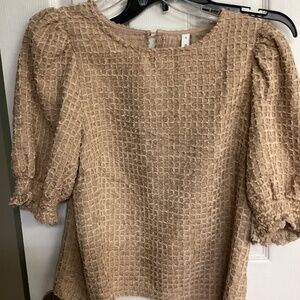 Boutique textured fall  top size small